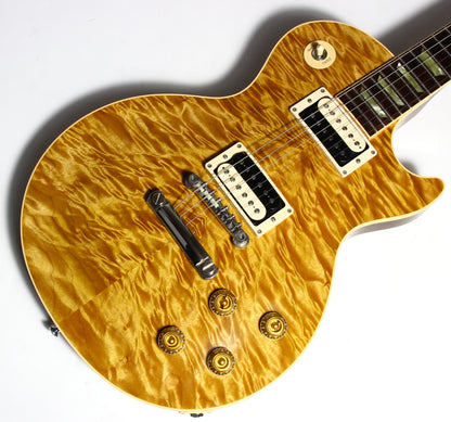 1998 Gibson Custom Shop Les Paul Classic in Rare Butterscotch CRAZY QUILT TOP! Slash Appetite For Destruction AFD Vibes!