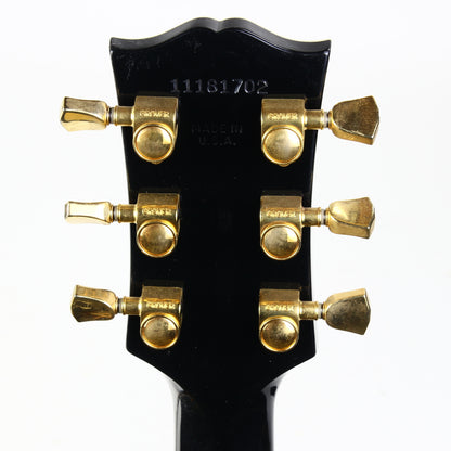 2011 Gibson Custom BB King Lucille Black | Ornate Crown Headstock Inlay ES 355 Dual Input Jacks