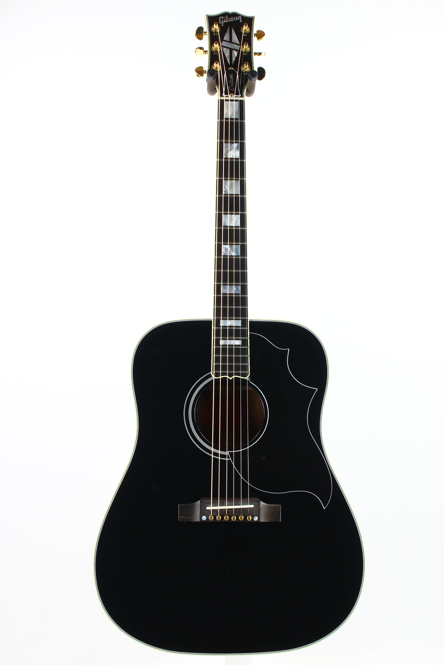 2023 Gibson Custom Shop Hummingbird Custom Ebony Black