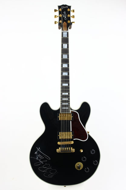 2004 Gibson BB King Lucille ES-355 Ebony Black SIGNED AUTOGRAPHED by the Blues Legend JSA Authenticated!