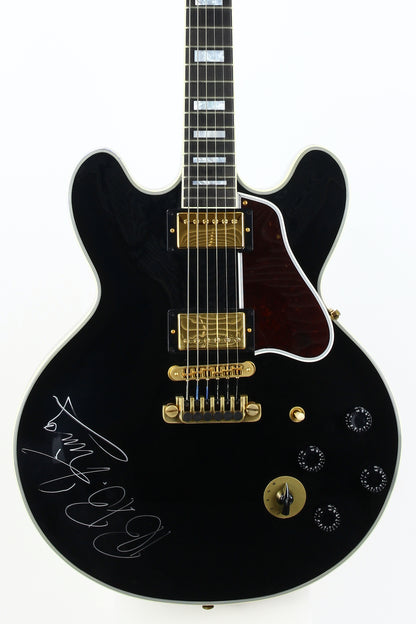 2004 Gibson BB King Lucille ES-355 Ebony Black SIGNED AUTOGRAPHED by the Blues Legend JSA Authenticated!