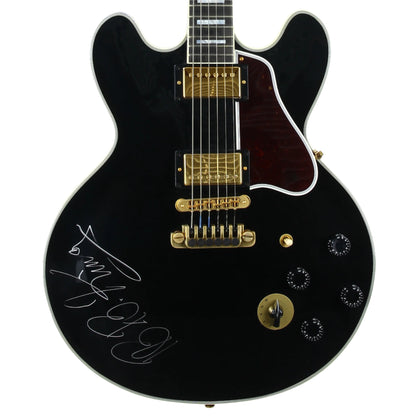 2004 Gibson BB King Lucille ES-355 Ebony Black SIGNED AUTOGRAPHED by the Blues Legend JSA Authenticated!
