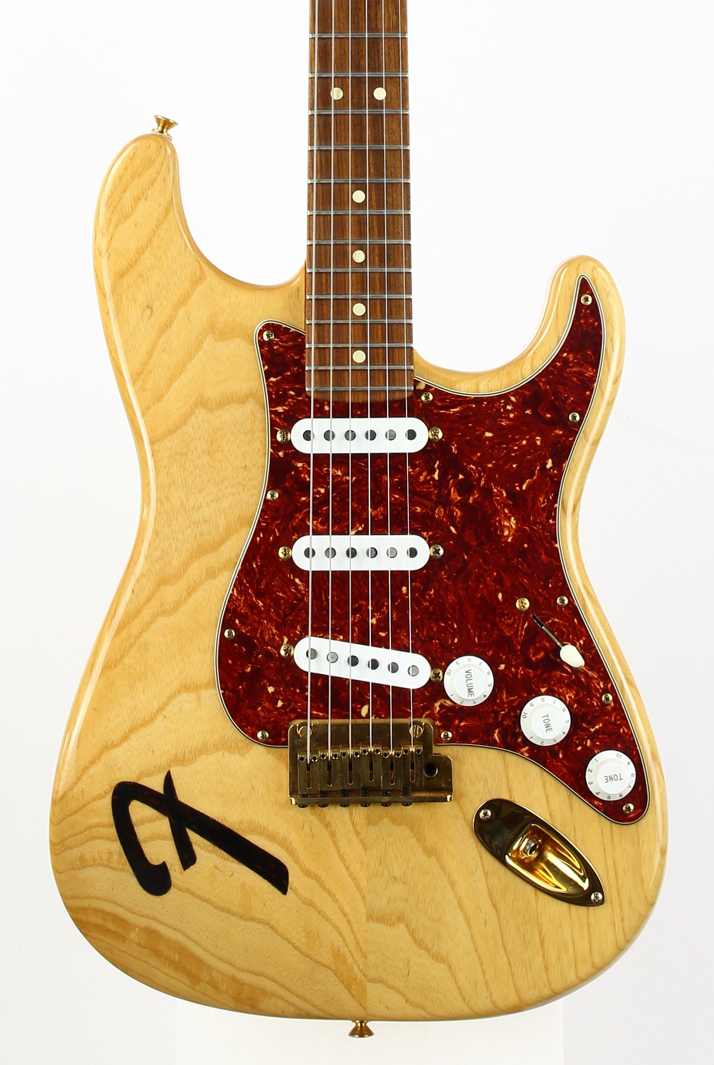 Fender Custom Shop 1992 Bob Hipp Stratocaster "Hippocaster" #3 of 20 | Natural w/ Tortoise Appointments