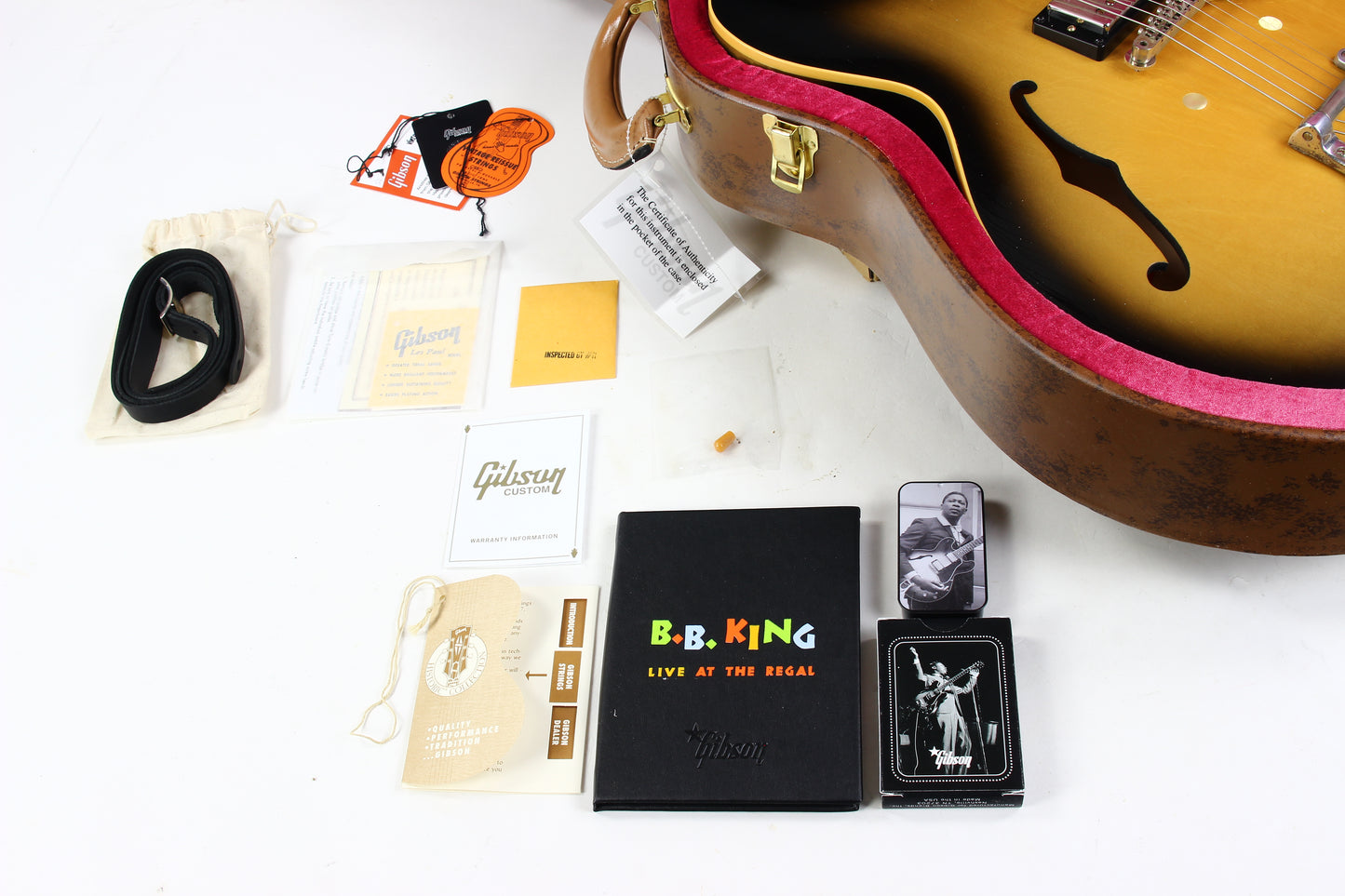 2022 Gibson Custom Shop BB KING 1959 ES-335 Live at the Regal Argentine Grey 59 Murphy Lab