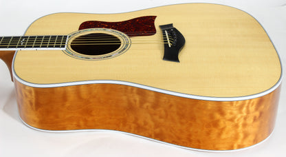 UNPLAYED! 1993 Taylor 610 Dreadnought - High-Grade QUILTED MAPLE, Ebony Fittings, Golden Era 1990's! 610e 610ce