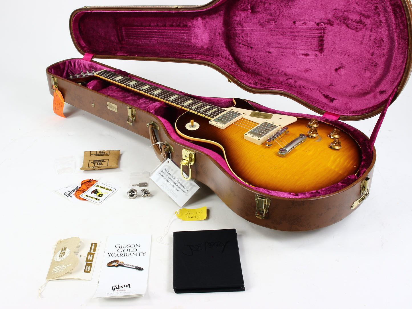 2013 Gibson Custom Shop JOE PERRY 1959 Les Paul Tom Murphy Aged 59 Reissue R9