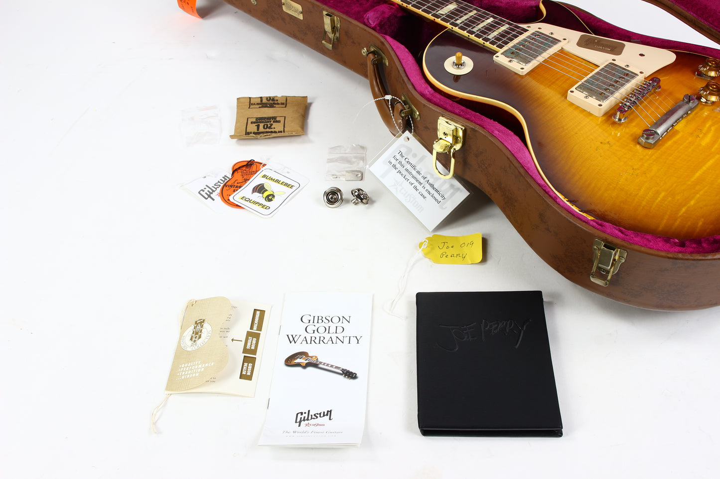 2013 Gibson Custom Shop JOE PERRY 1959 Les Paul Tom Murphy Aged 59 Reissue R9