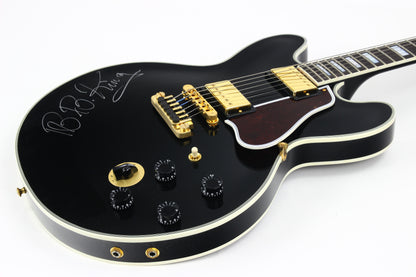 2004 Gibson BB King Lucille ES-355 Ebony Black SIGNED AUTOGRAPHED by the Blues Legend JSA Authenticated!