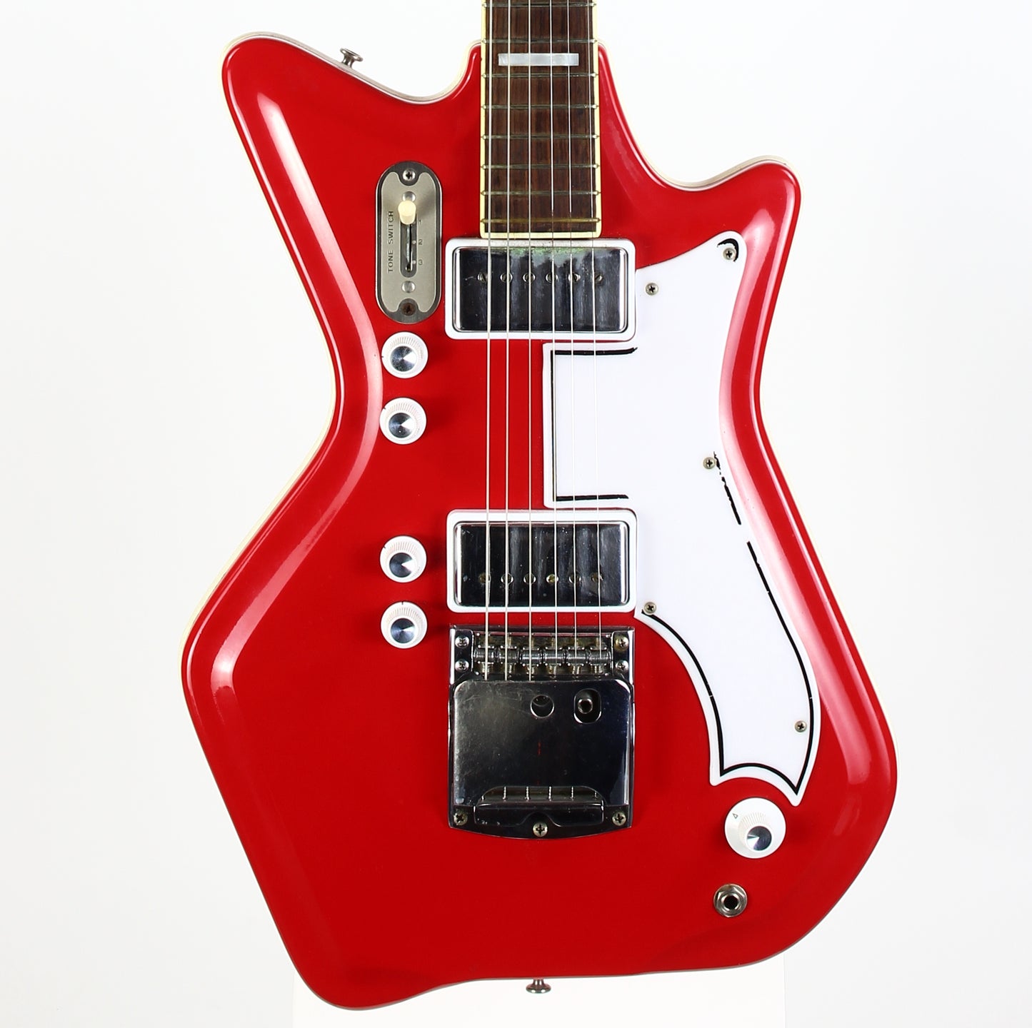 1960s Airline Res-o-Glass JB Hutto Red Guitar Valco Supro Jack White Stripes