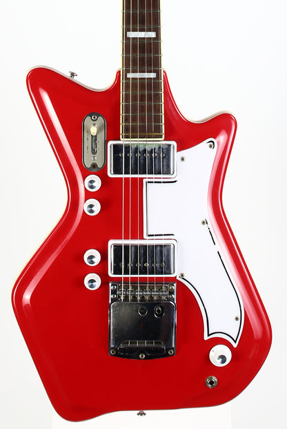 1960s Airline National Res-o-Glass JB Hutto Red Guitar Valco Supro Jack White Stripes