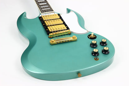 2000 Gibson Custom Shop 1961 Les Paul SG Custom Inverness Green UNPLAYED | 3 Pickups, Ebony Board