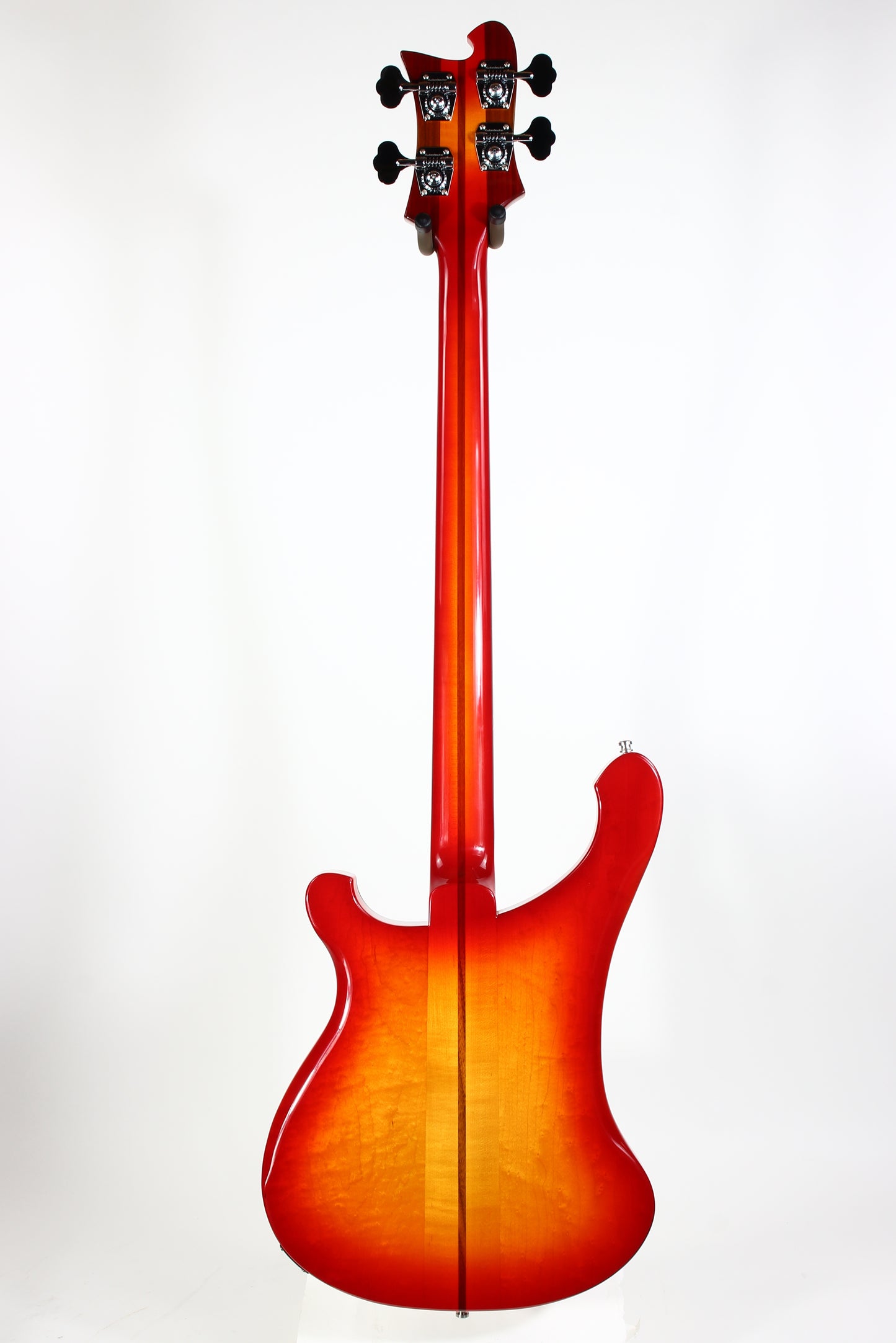 2026 Rickenbacker 4002 Fireglo ONE-OF-A-KIND Reissue Checkerboard, Ebony Board, Full Inlays, ORIGINAL BIRDSEYE MAPLE WINGS!