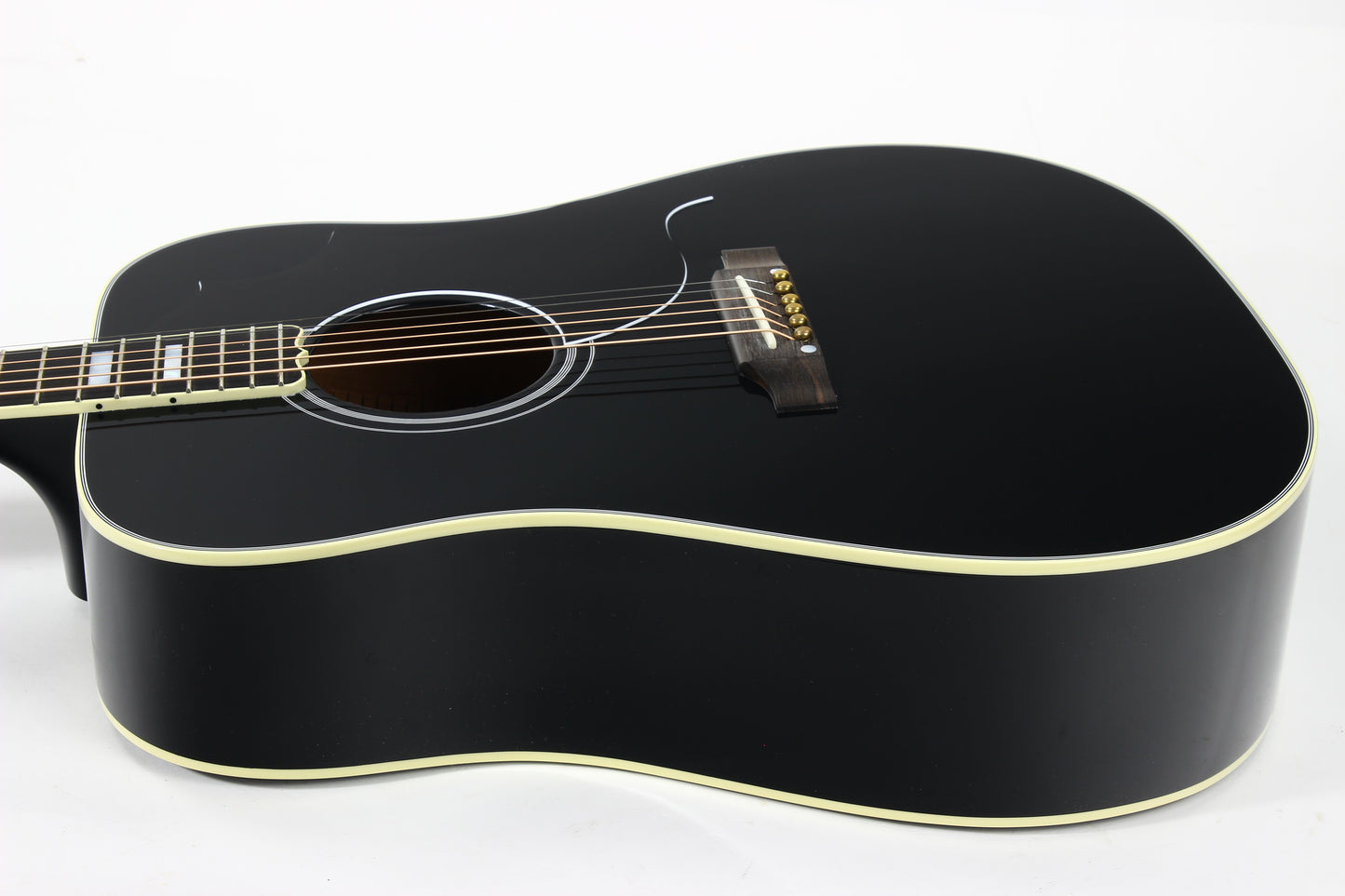 2023 Gibson Custom Shop Hummingbird Custom Ebony Black