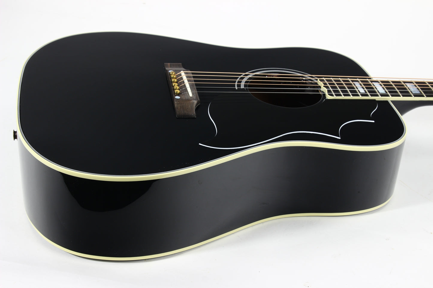 2023 Gibson Custom Shop Hummingbird Custom Ebony Black