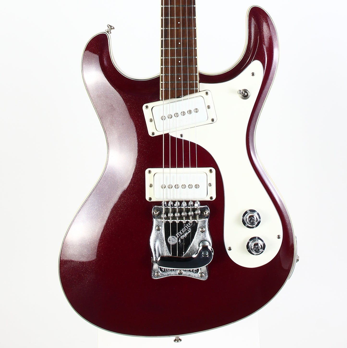 1988 Mosrite Signed Semie Moseley 63 Model Ruby Dust SET-NECK Rare Model MINTY