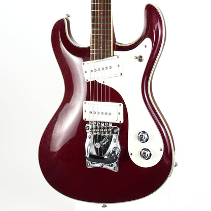 1988 Mosrite Signed Semie Moseley 63 Model Ruby Dust SET-NECK Rare Model MINTY