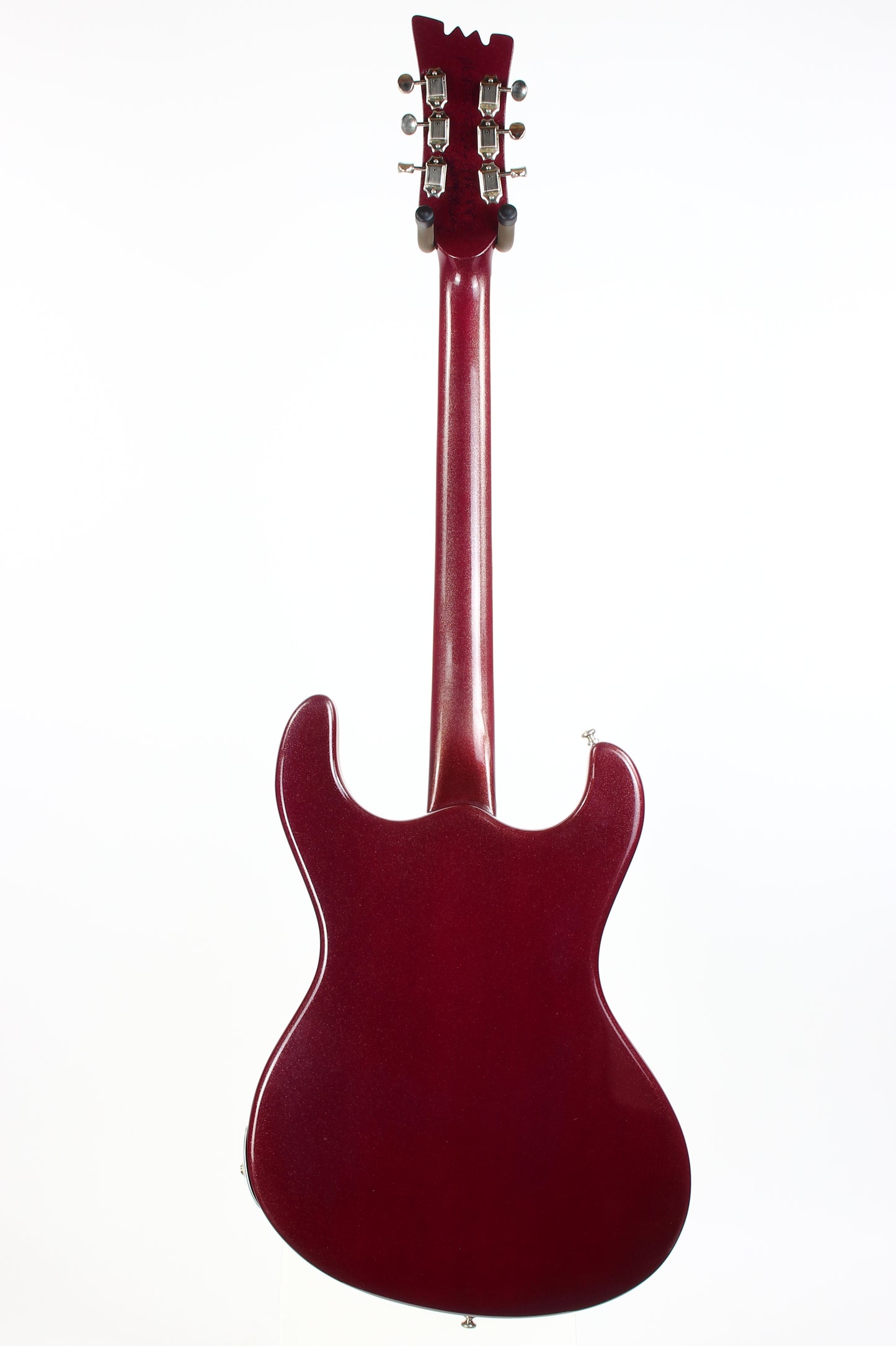 1988 Mosrite USA Semie Moseley Signed V63 Model Ruby Dust Rare SET-NECK Side Jack Model MINTY w Paperwork!