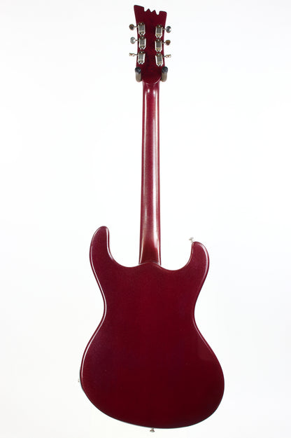 1988 Mosrite USA Semie Moseley Signed V63 Model Ruby Dust Rare SET-NECK Side Jack Model MINTY w Paperwork!