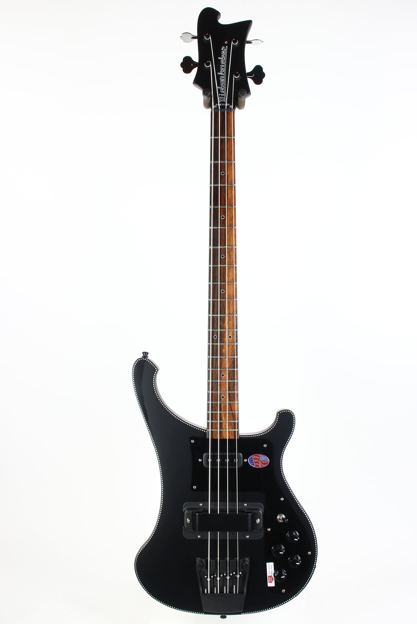 2026 Rickenbacker 4003 Noir Limited Edition 20 Made Satin Black Checkerboard CB