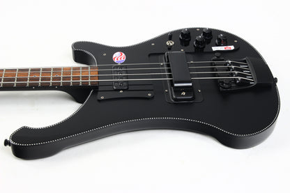 2026 Rickenbacker 4003 Noir Limited Edition 20 Made Satin Black Checkerboard CB