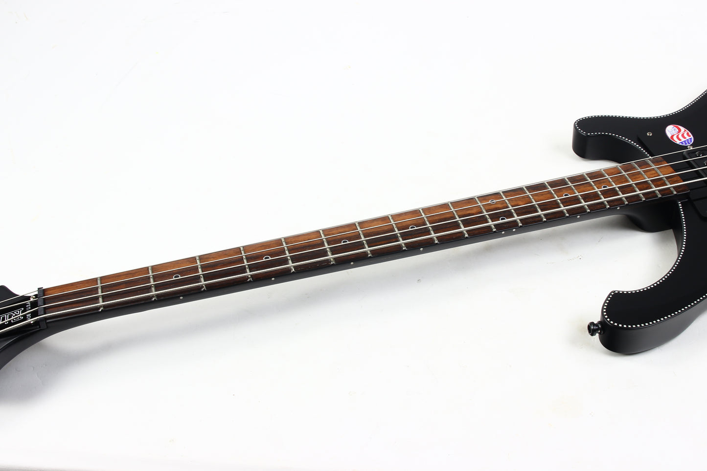 2026 Rickenbacker 4003 Noir Limited Edition 20 Made Satin Black Checkerboard CB