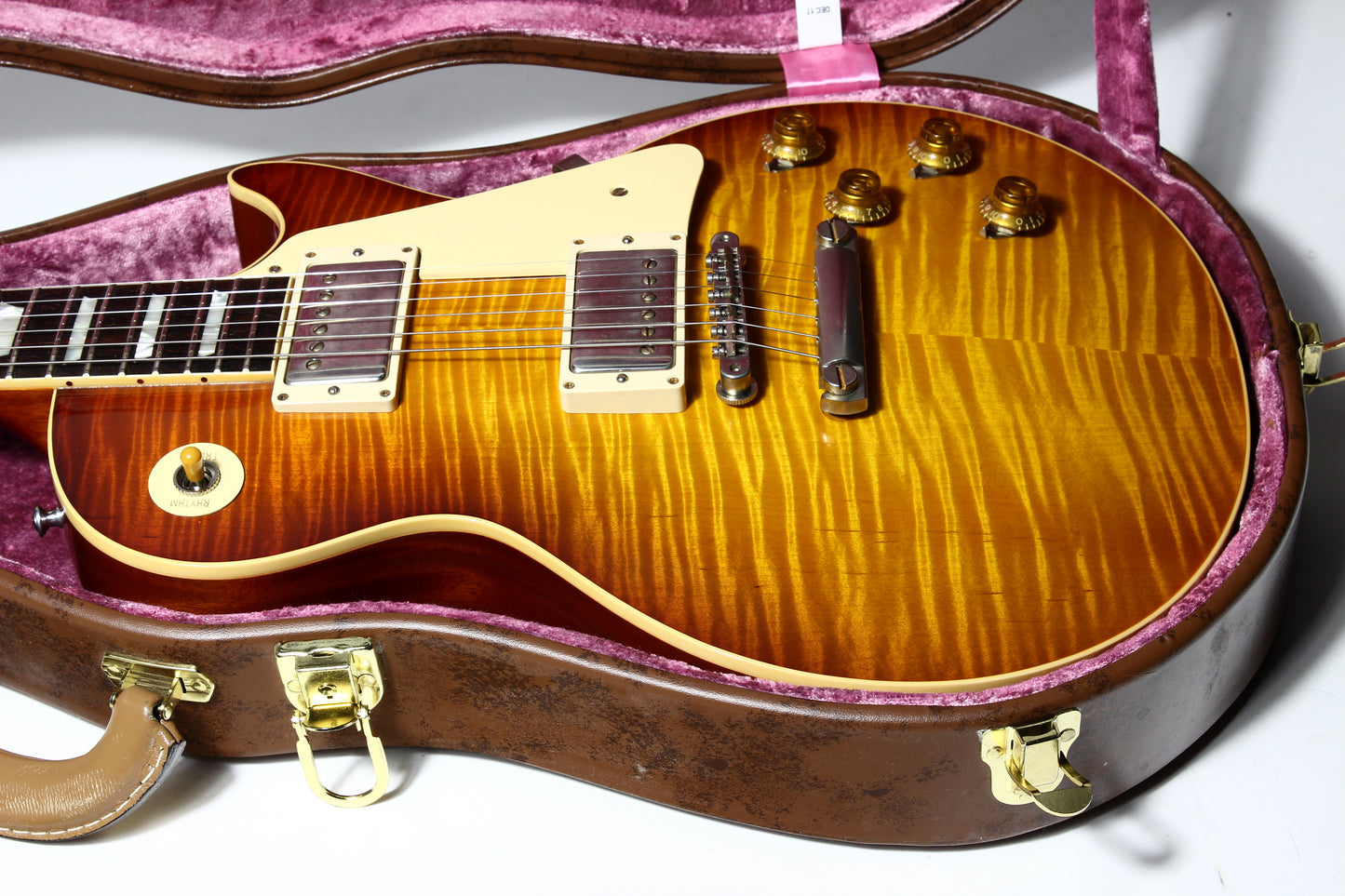 2018 Gibson 1959 Les Paul Standard Brazilian Rosewood - '59 Reissue, LP R9, Slow Iced Tea Fade Burst, Custom Shop