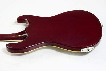 1988 Mosrite USA Semie Moseley Signed V63 Model Ruby Dust Rare SET-NECK Side Jack Model MINTY w Paperwork!