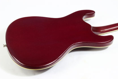 1988 Mosrite USA Semie Moseley Signed V63 Model Ruby Dust Rare SET-NECK Side Jack Model MINTY w Paperwork!