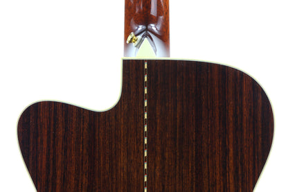 2001 Collings OM3C Cutaway Model - Sitka/EIR, Brazilian Rosewood headplate, Abalone Rosette, om3 om2h om1