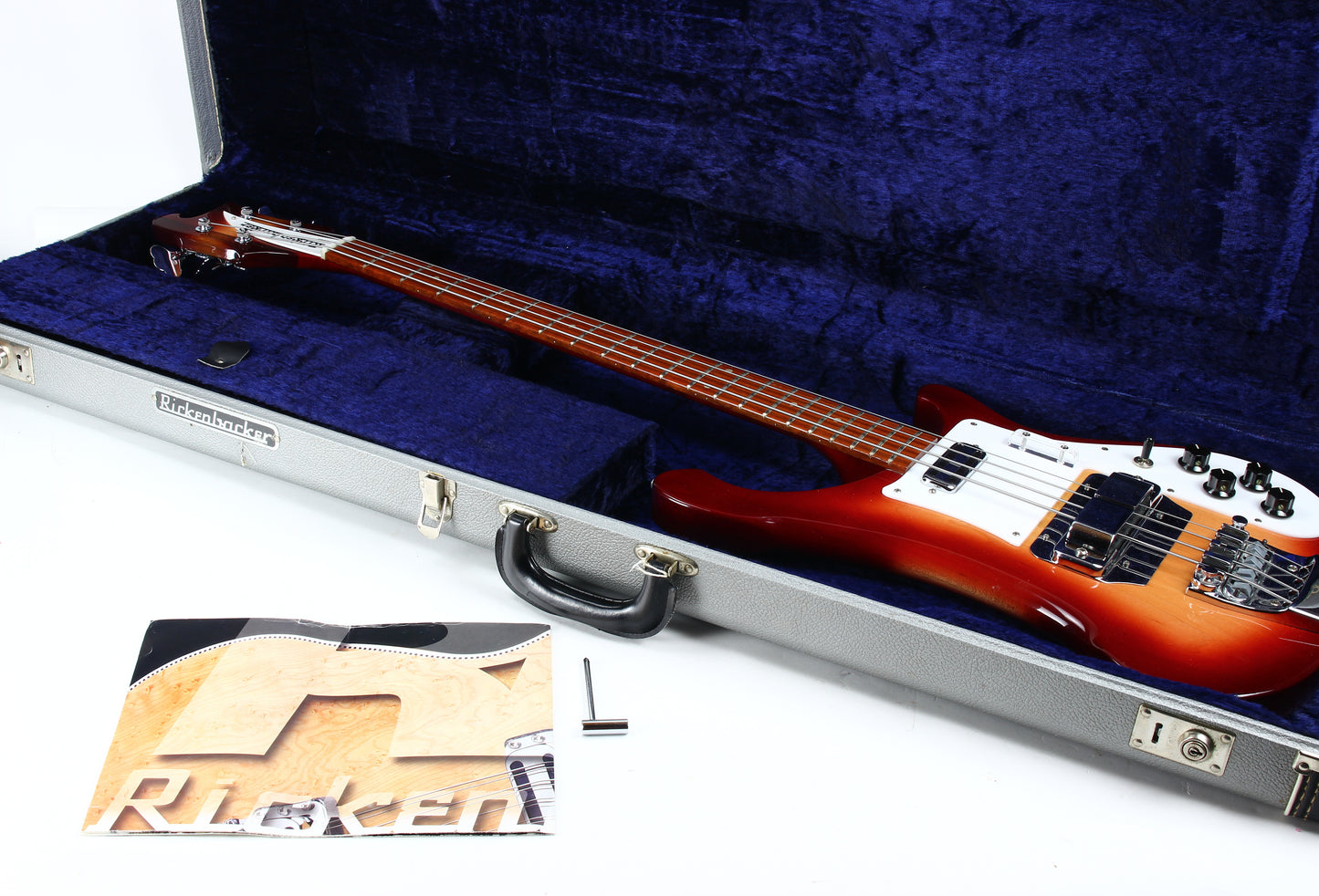 1993 Rickenbacker 4001v63 Fireglo Bass 1963 Reissue | Original Hard Case