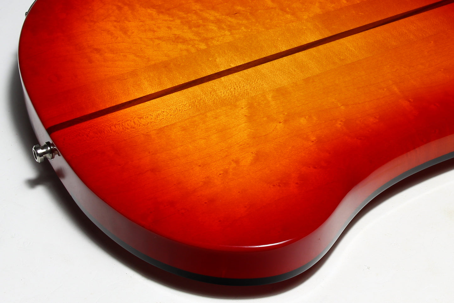 2026 Rickenbacker 4002 Fireglo ONE-OF-A-KIND Reissue Checkerboard, Ebony Board, Full Inlays, ORIGINAL BIRDSEYE MAPLE WINGS!