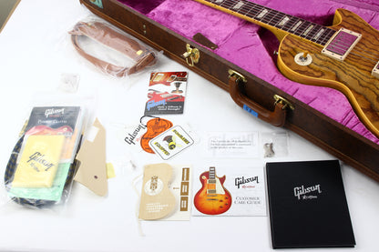 2008 Gibson '59 Les Paul OAK Top KORINA Back/Neck RARE Custom Shop 1959 Historic Reissue R9