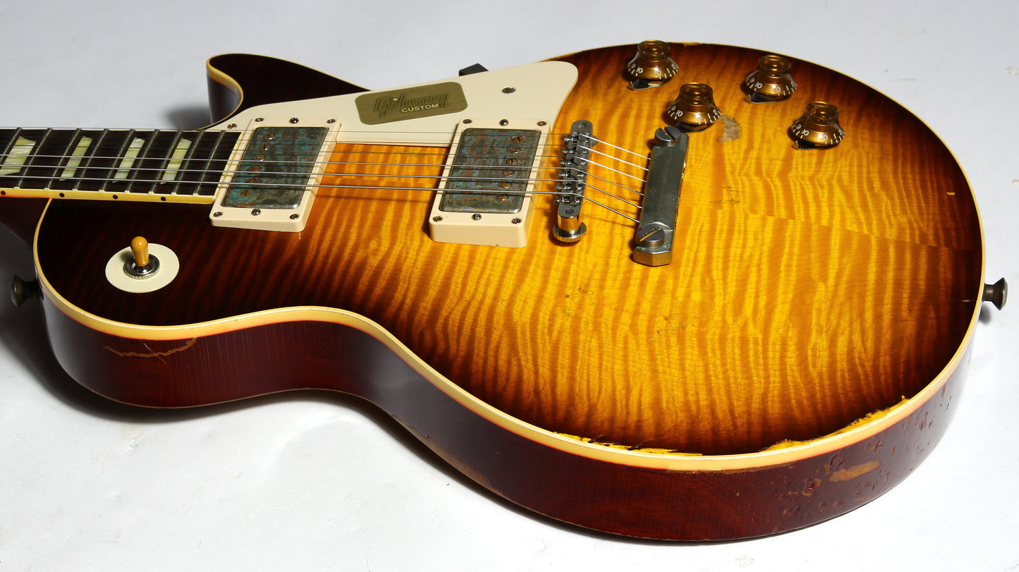 2013 Gibson Custom Shop JOE PERRY 1959 Les Paul Tom Murphy Aged 59 Reissue R9