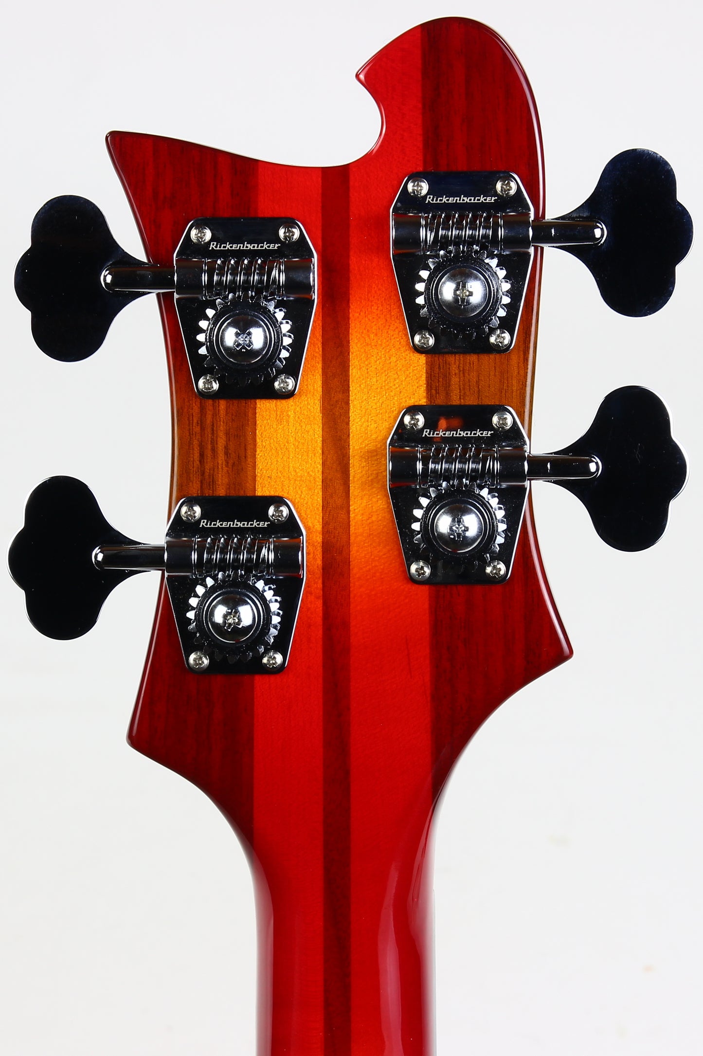 2026 Rickenbacker 4002 Fireglo ONE-OF-A-KIND Reissue Checkerboard, Ebony Board, Full Inlays, ORIGINAL BIRDSEYE MAPLE WINGS!