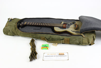Schroeder WWII GI Radio Lane Guitar & Travel Guitar SET owned by Zac Brown Band