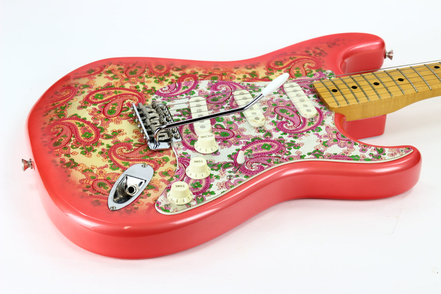 c. 2002 Fender Japan '57 Pink Paisley Stratocaster CIJ