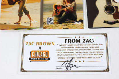 2013 Taylor Custom Shop Dreadnought BRAZILIAN ROSEWOOD Owned by ZAC BROWN One-Off Model