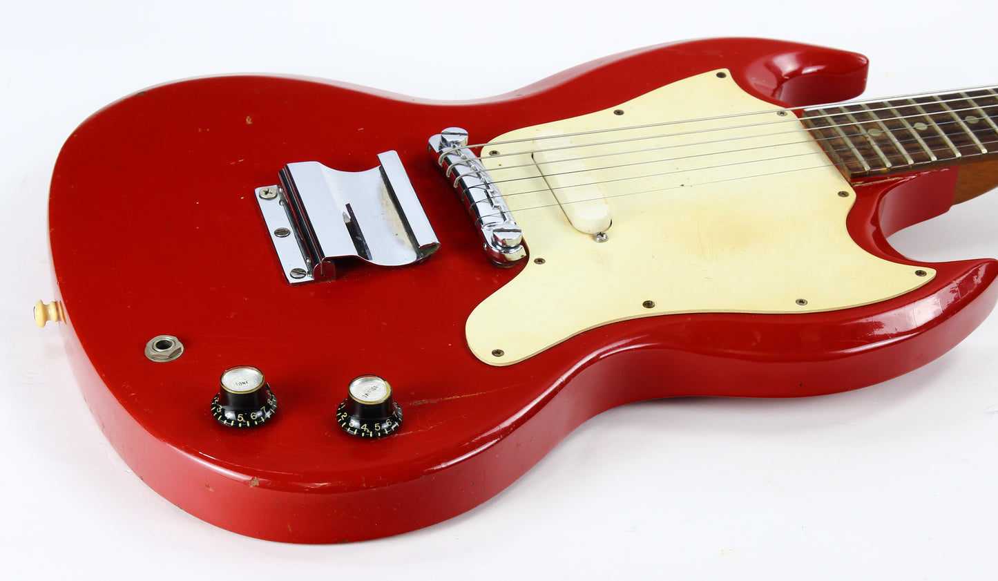 1967 Gibson SG Melody Maker Vintage Electric Guitar FIRE ENGINE RED | 100% Original Cardinal