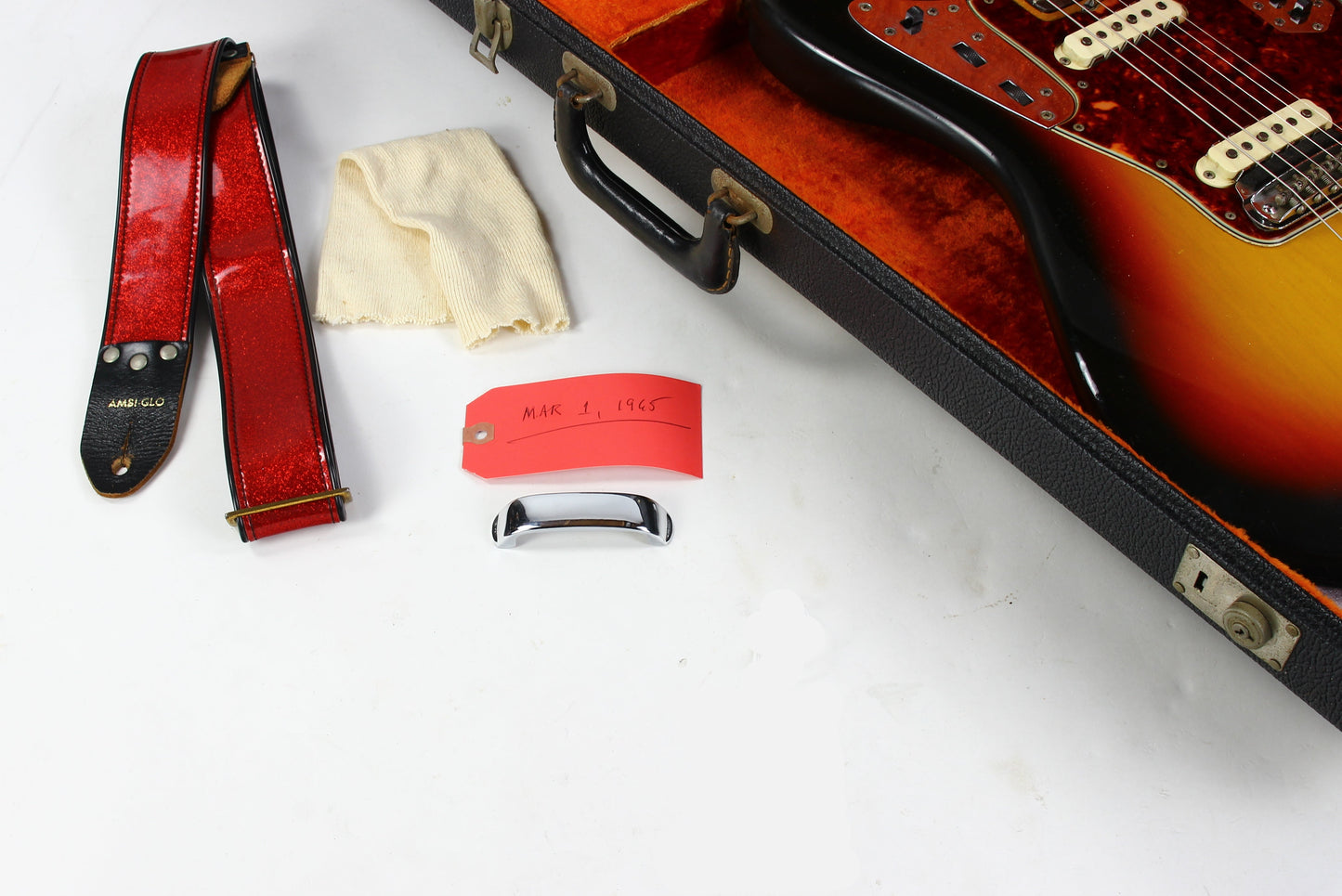 1965 Fender Jaguar Sunburst w Original Case L-Series Vintage Guitar