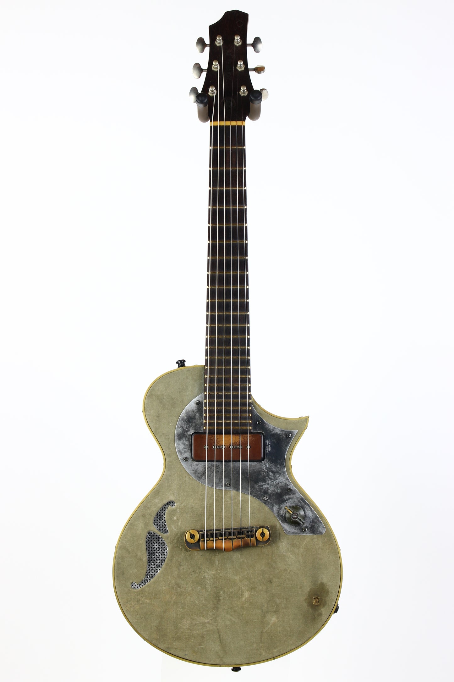 Schroeder WWII GI Radio Lane Guitar & Travel Guitar SET owned by Zac Brown Band