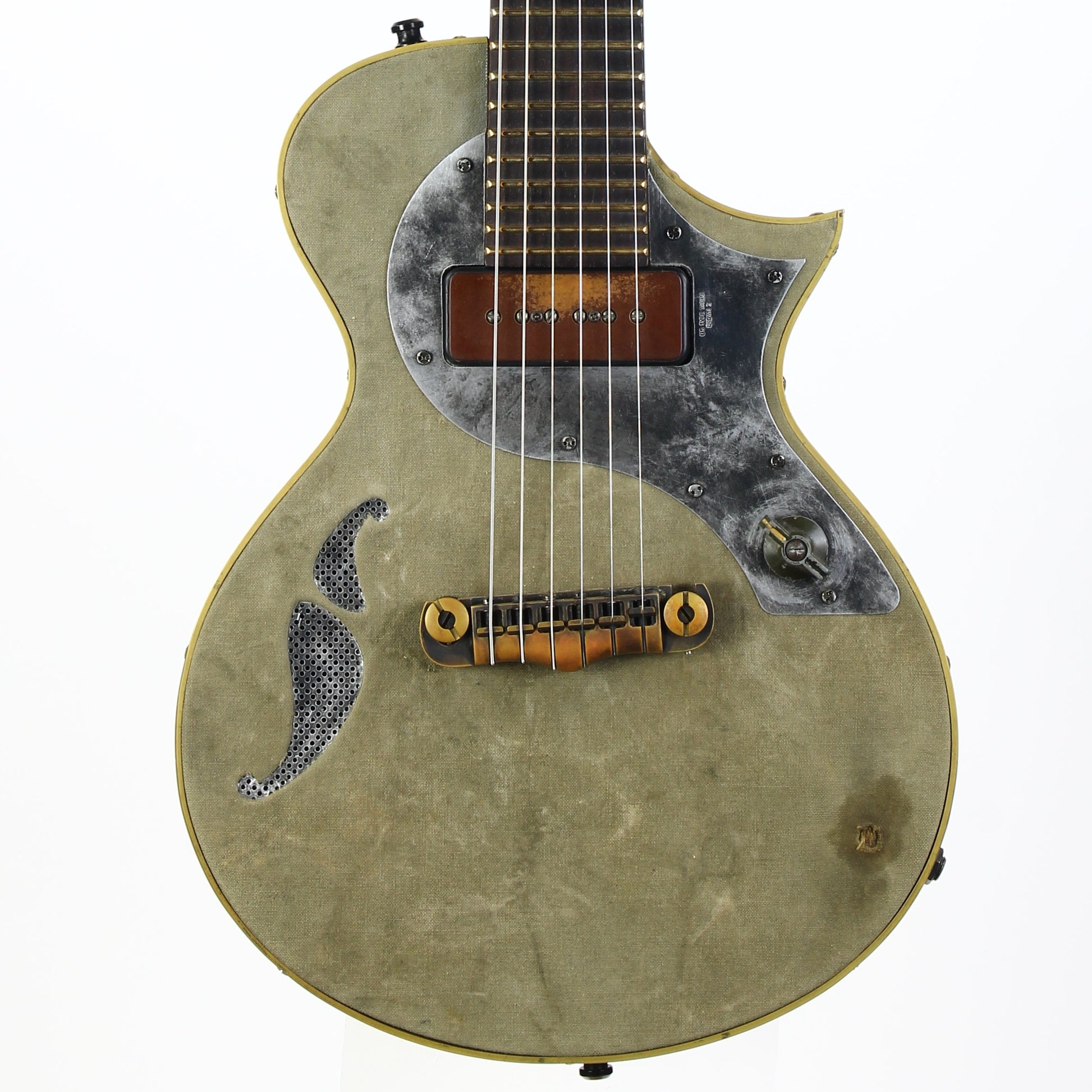 Schroeder WWII Mini GI Guitar w Army Details owned by Zac Brown Band ONE-OFF 