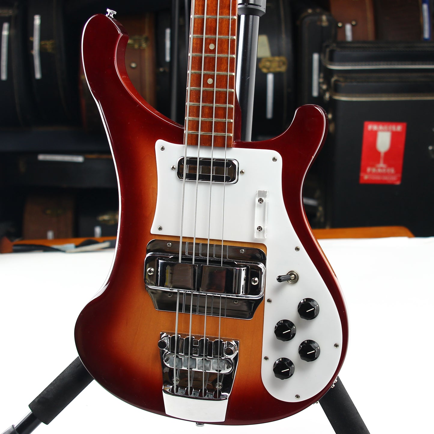 1993 Rickenbacker 4001v63 Fireglo Bass 1963 Reissue | Original Hard Case