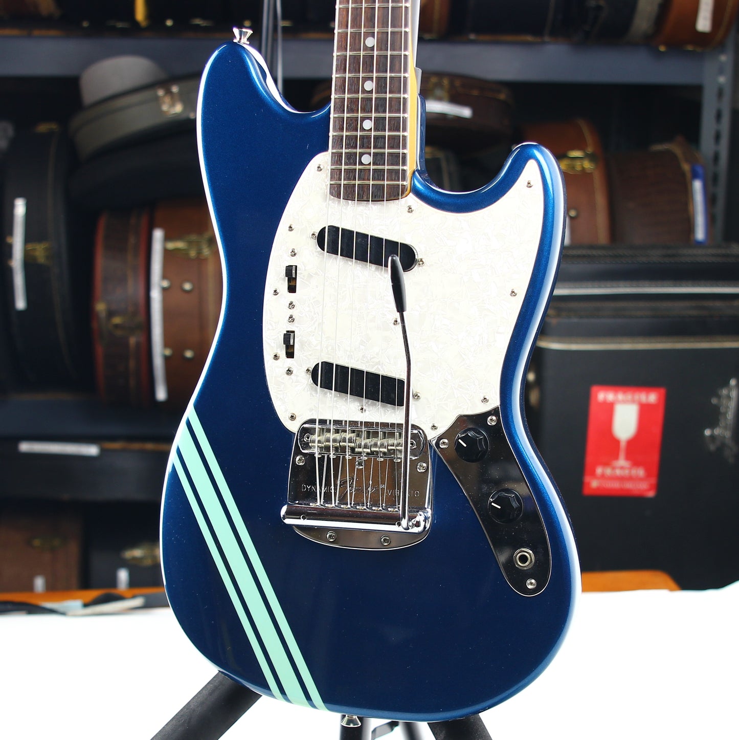 2002 Fender Japan Competition Mustang MG69 Lake Placid Blue CIJ