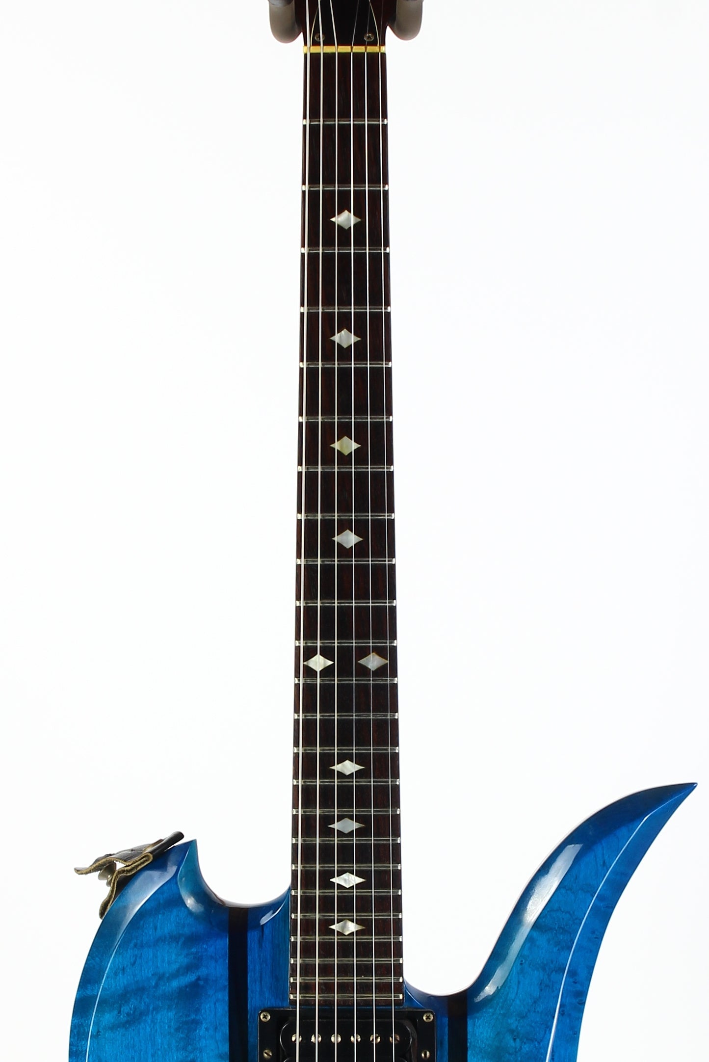 1980 BC Rich USA Mockingbird Transparent Blue Flamed Maple w Original Case