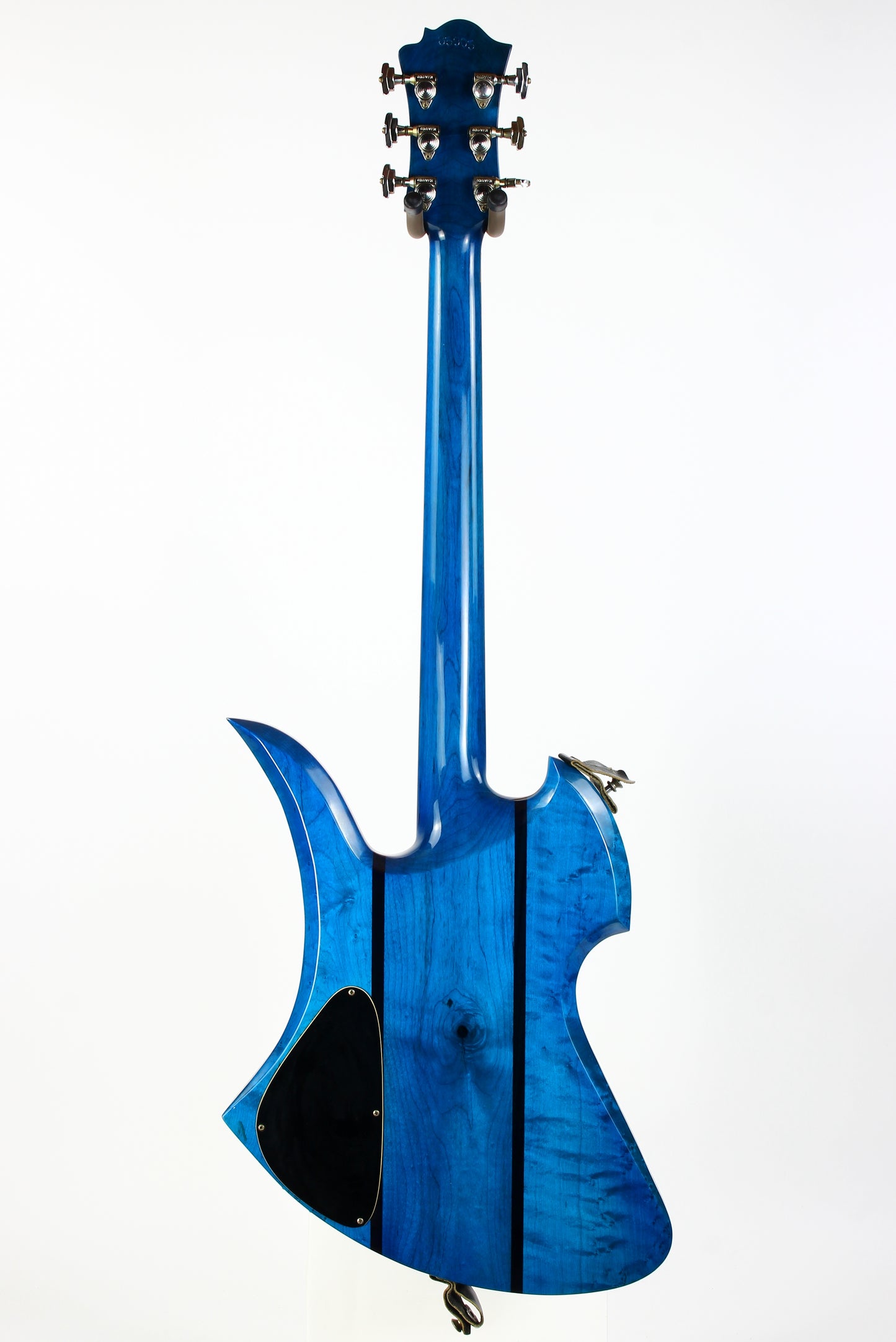 1980 BC Rich USA Mockingbird Transparent Blue Flamed Maple w Original Case