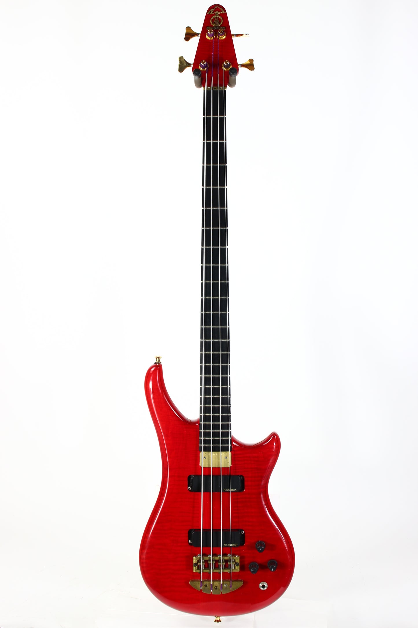 1992 Alembic Essence 4-string Bass Guitar in Transparent Red finish EXCELLENT QUALITY