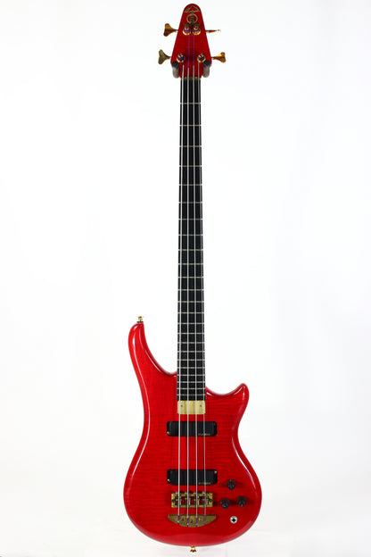 1992 Alembic Essence 4-string Bass Guitar in Transparent Red finish EXCELLENT QUALITY