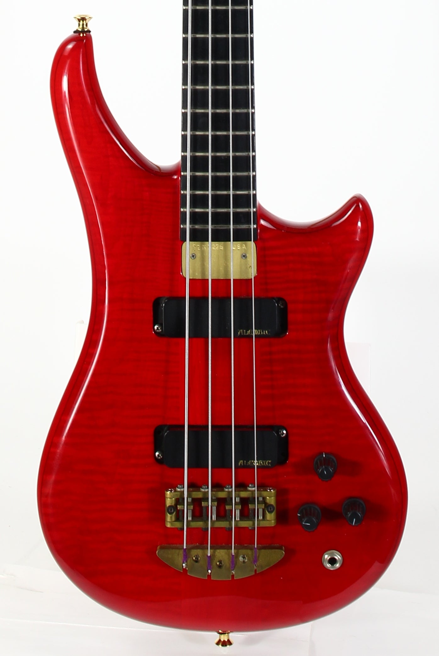 1992 Alembic Essence 4-string Bass Guitar in Transparent Red finish EXCELLENT QUALITY