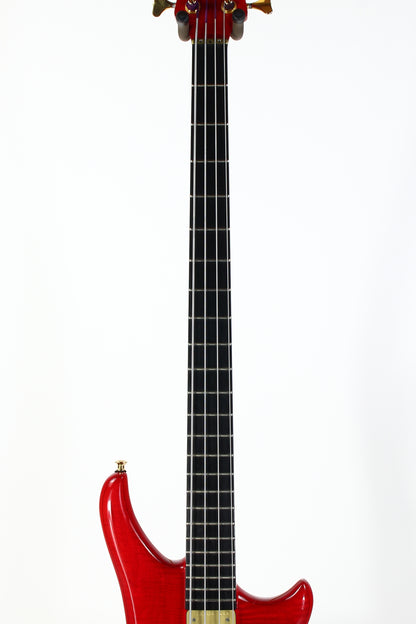 1992 Alembic Essence 4-string Bass Guitar in Transparent Red finish EXCELLENT QUALITY