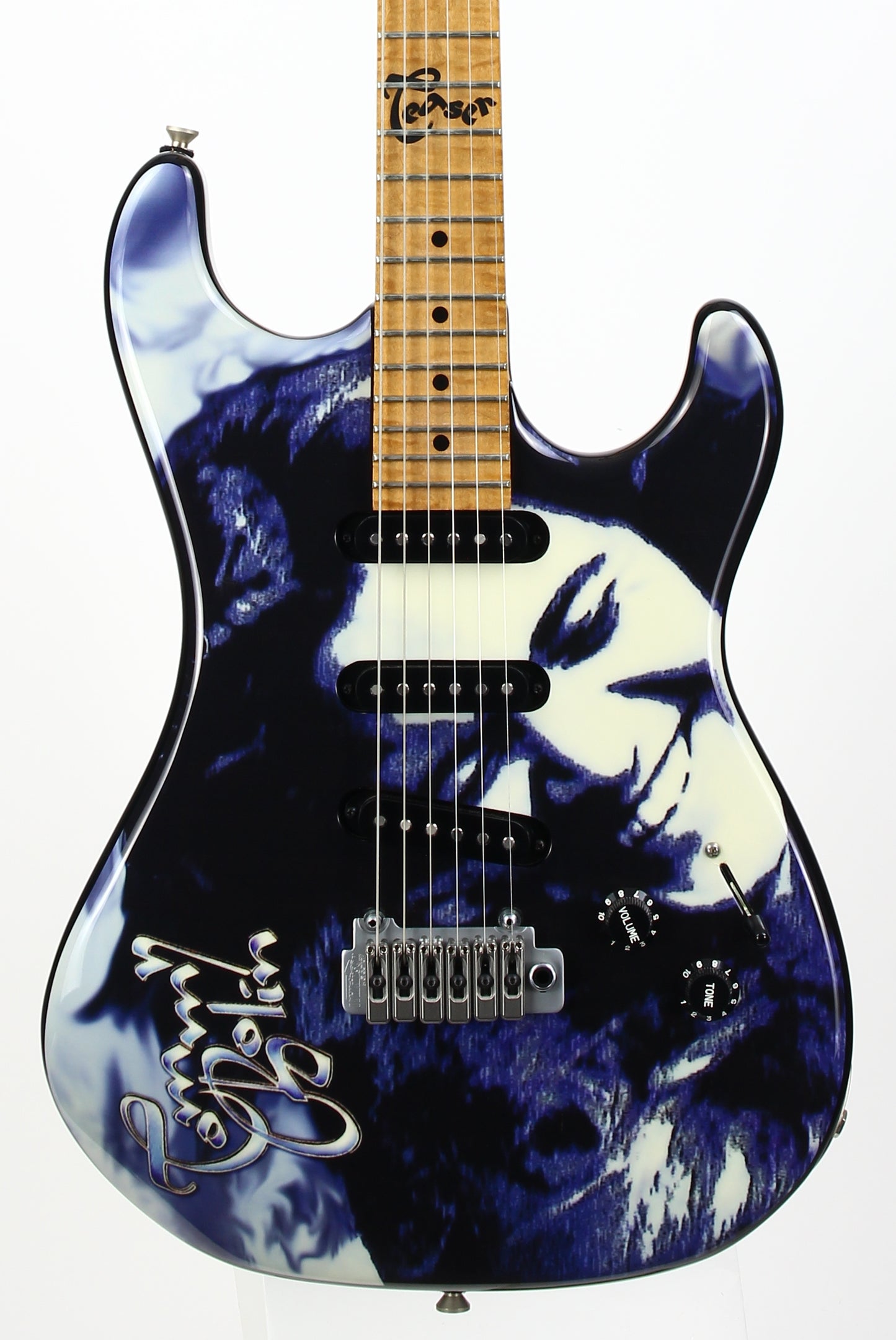 Dean USA 2008 Tommy Bolin Tribute Teaser Strat Guitar | Amazing Flame Neck
